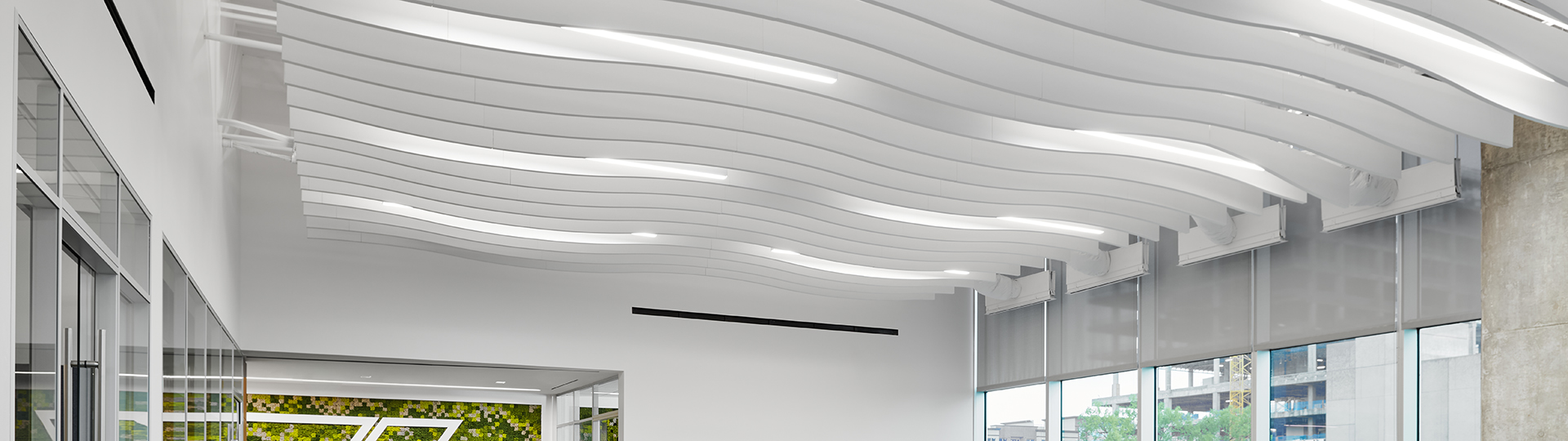 Ecophon® Solo™ Baffle Ceilings and Walls, Specialty Ceilings and