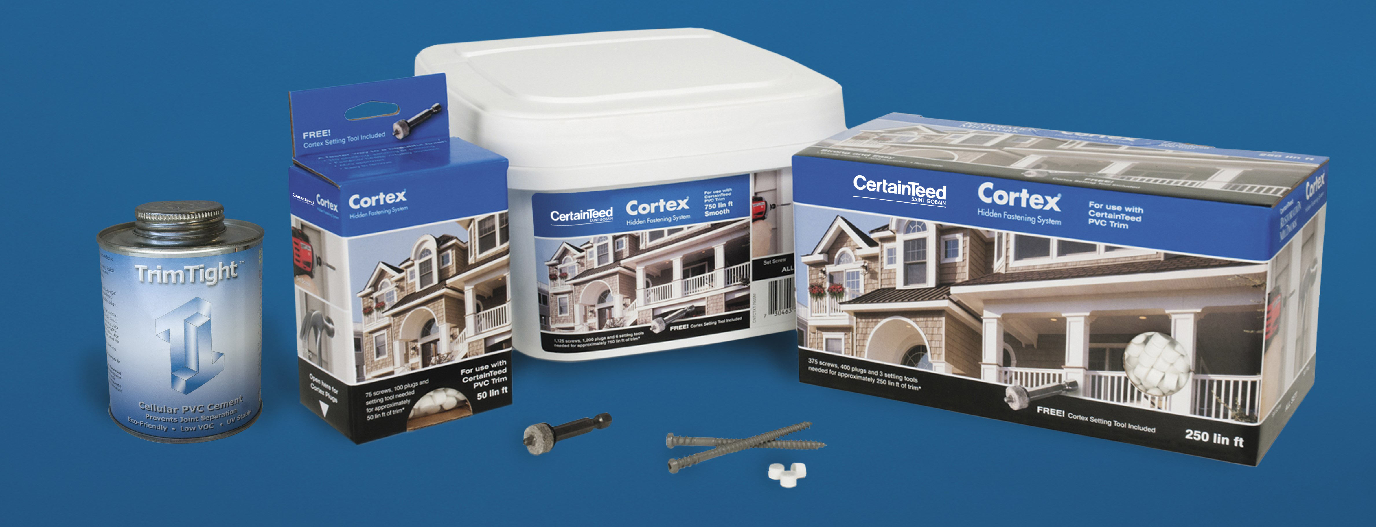 Restoration Millwork® Adhesive and Fasteners Trim CertainTeed